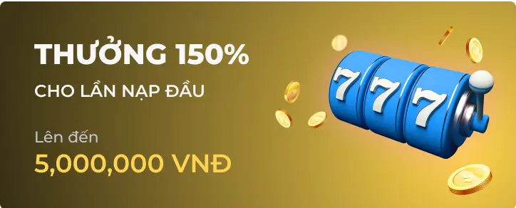 Jackpotland Thưởng 150% cực khủng